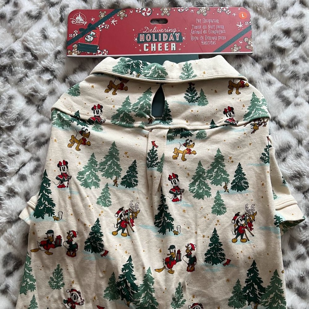 Mickey Mouse and Friends Holiday Sleepwear for Pets (L)